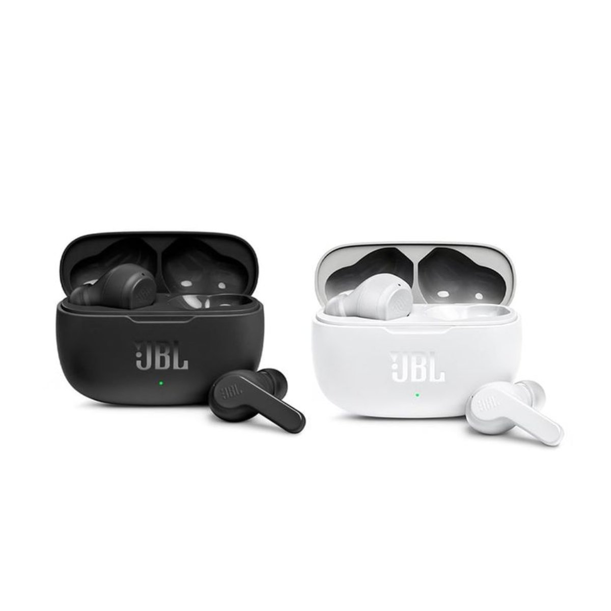 Set 2 Audífonos Bluetooth JBL WAVE 200 TWS - Negro y Blanco