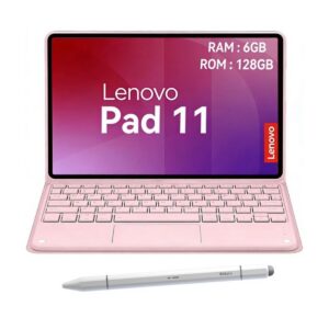 Tablet Lenovo Pad 11 2025 6+128GB 11" WIFI 2.5K-Azul+Teclado Rosa+Lápiz táctil