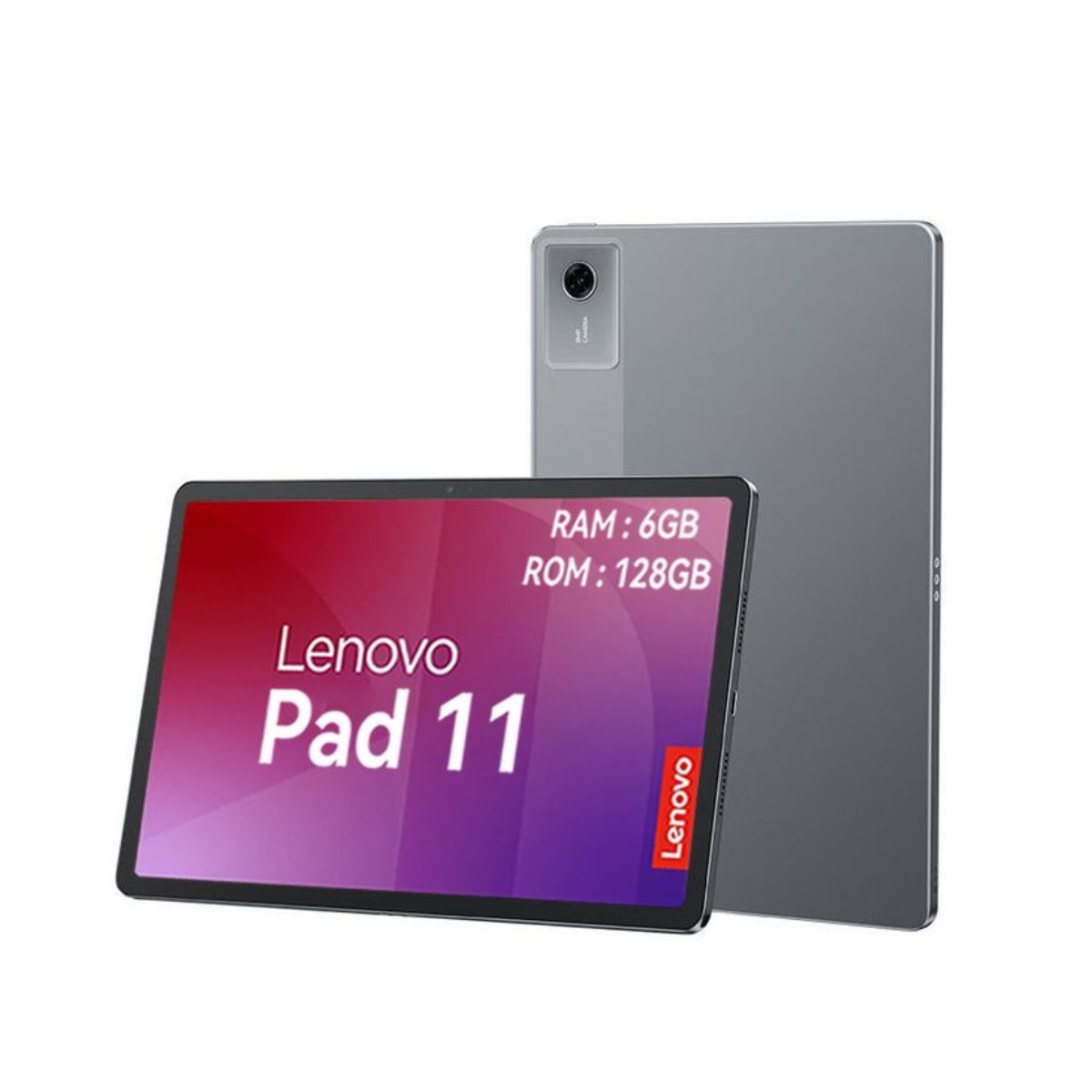 Tablet Lenovo Pad 11 2025 6+128GB 11" WIFI 2.5K-Gris+Teclado Rosa+Lápiz táctil