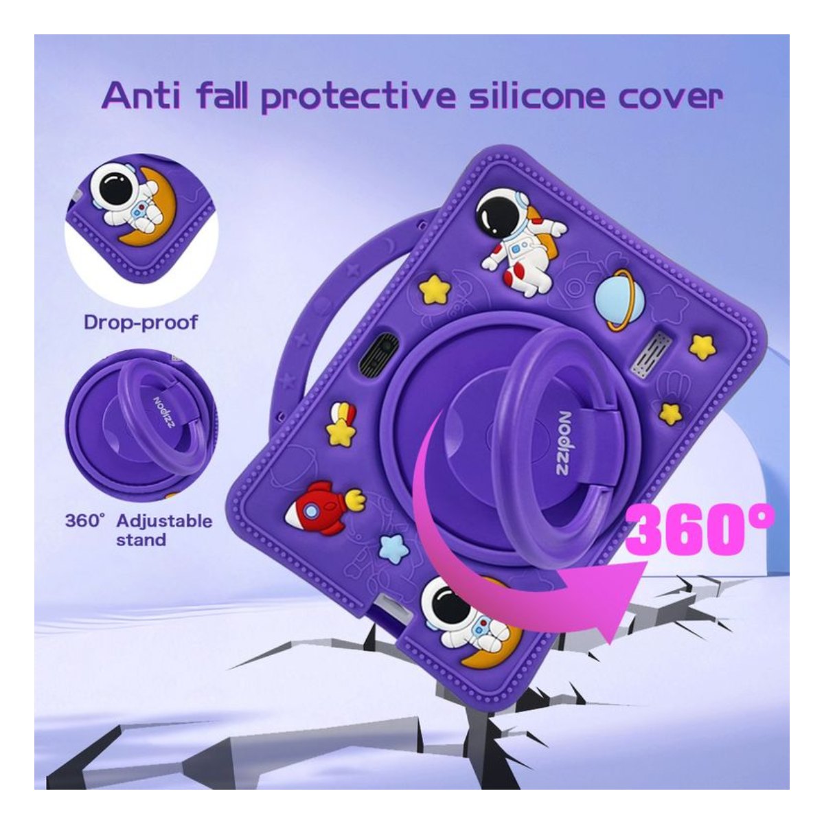 Tablet para Niños 7 Pulg Nodizz con Control Parental 16GB-Azul