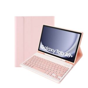 Tablet Teclados Funda A09B Rosa Para Galaxy Tab A9 Plus 11 pulgadas