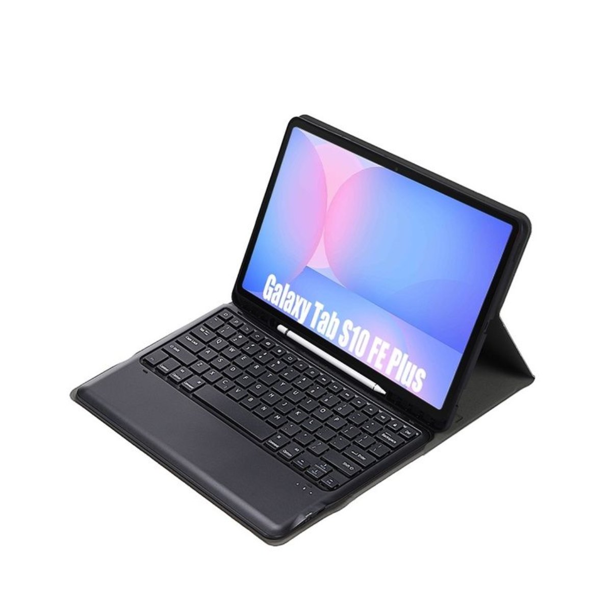 Teclado Bluetooth A820B negro para Samsung Galaxy Tab S10 FE Plus.