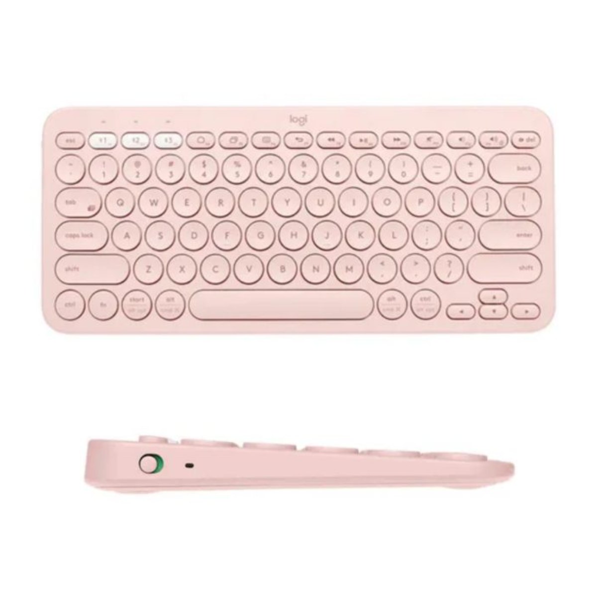 Teclado Logitech K380 Bluetooth multidispositivo Rosa