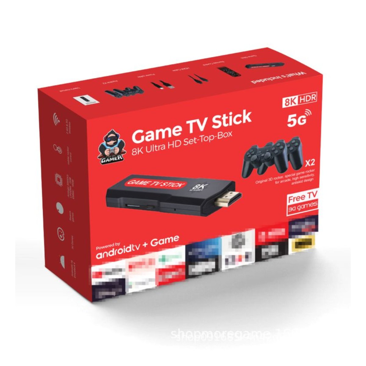 X2 plus 8k retro Game stick videojuego doméstico de alta definición