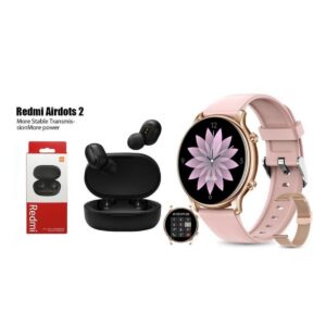 Y66-Dorado reloj inteligente deportivo+combo Redmi AirDots2