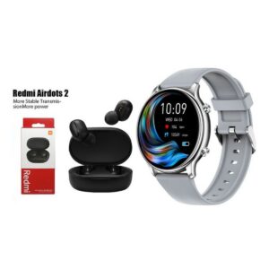 Y66-Plata reloj inteligente deportivo+combo Redmi AirDots2