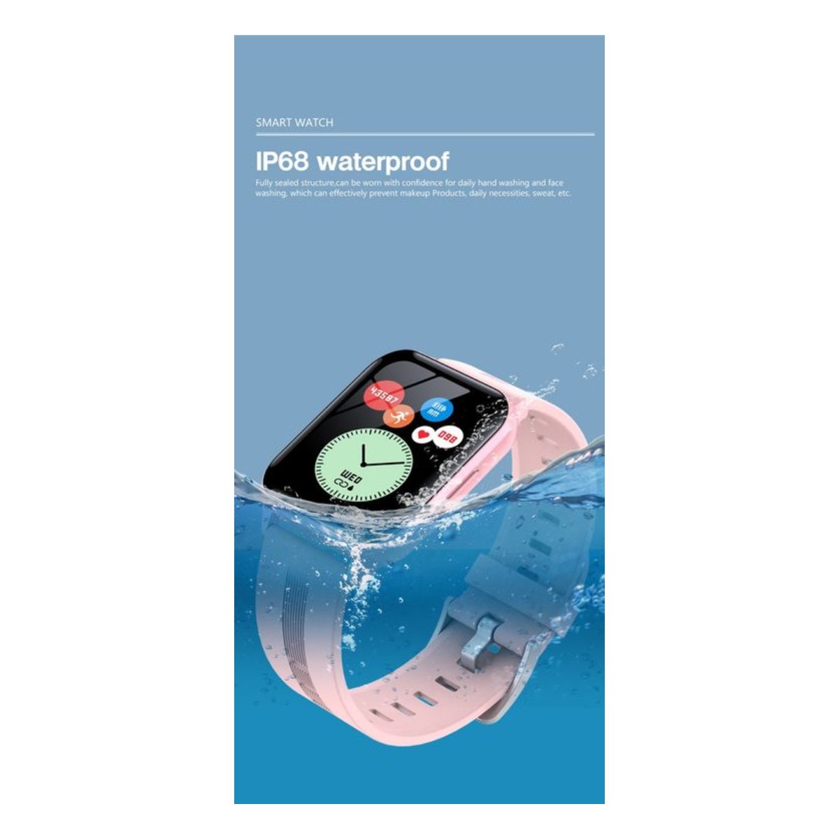 Y79 reloj inteligente deportivo + combo Redmi AirDots 2 - púrpura