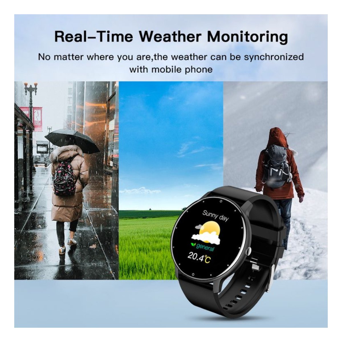 ZL02D reloj inteligente deportivo+combo XIAOMI RedMi Buds3Lite-Negro